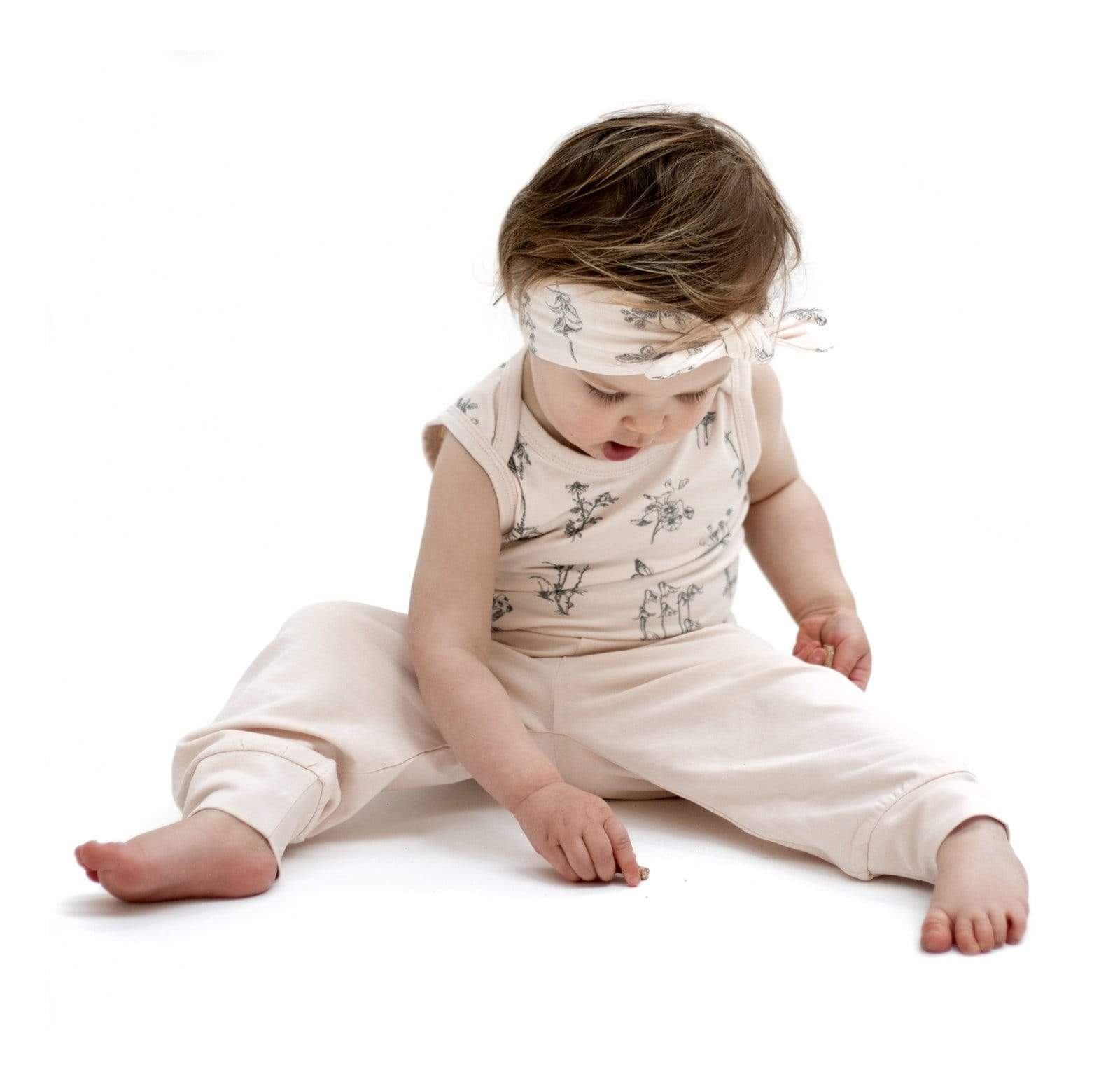 Burrow & Be Unisex Outfit Organic Singlet Onesie