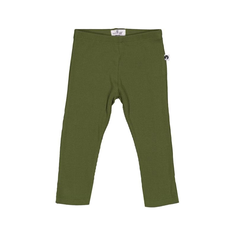 Burrow & Be Unisex Pant Olive / NB Rib Leggings