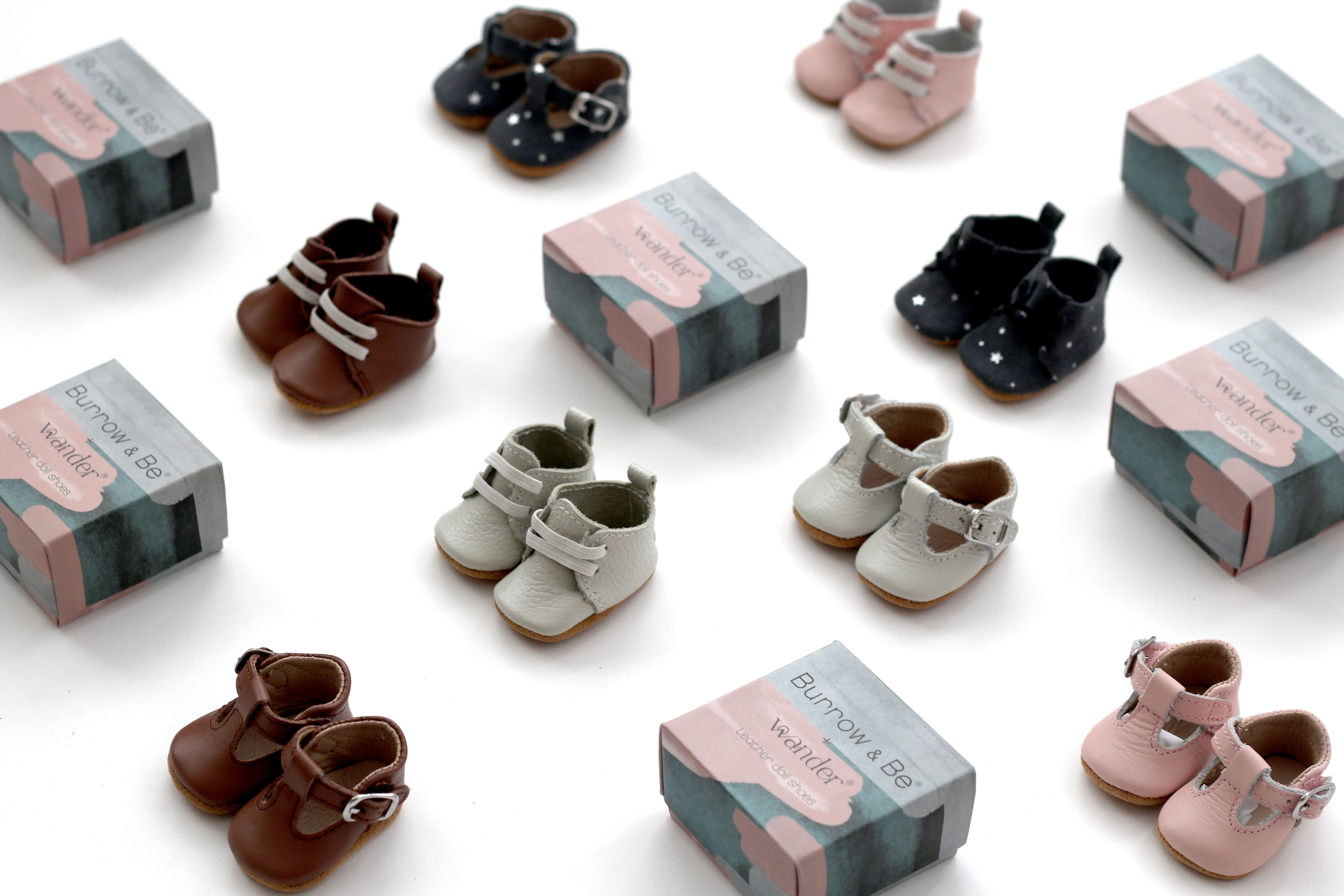 Burrow & Be Wander Dolls Shoes - T Bar Petal