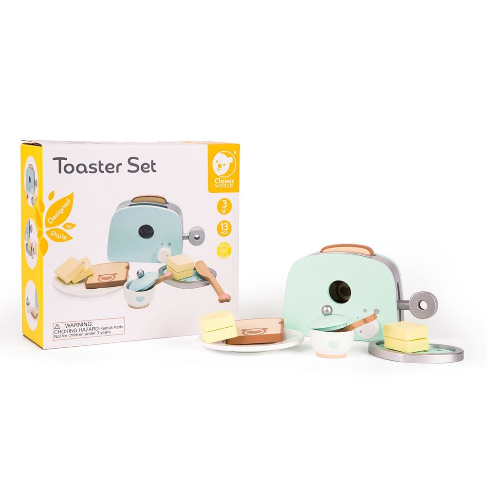 Classic World Toys Toaster Set