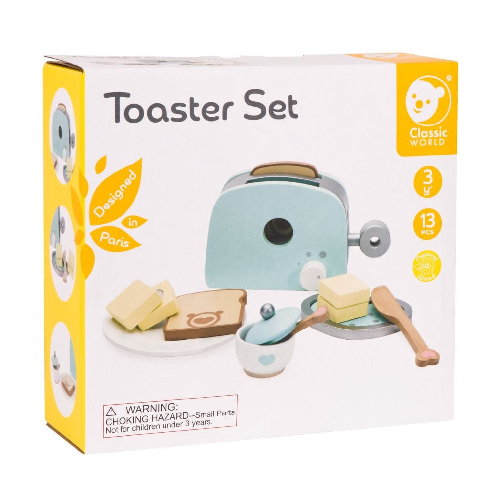 Classic World Toys Toaster Set