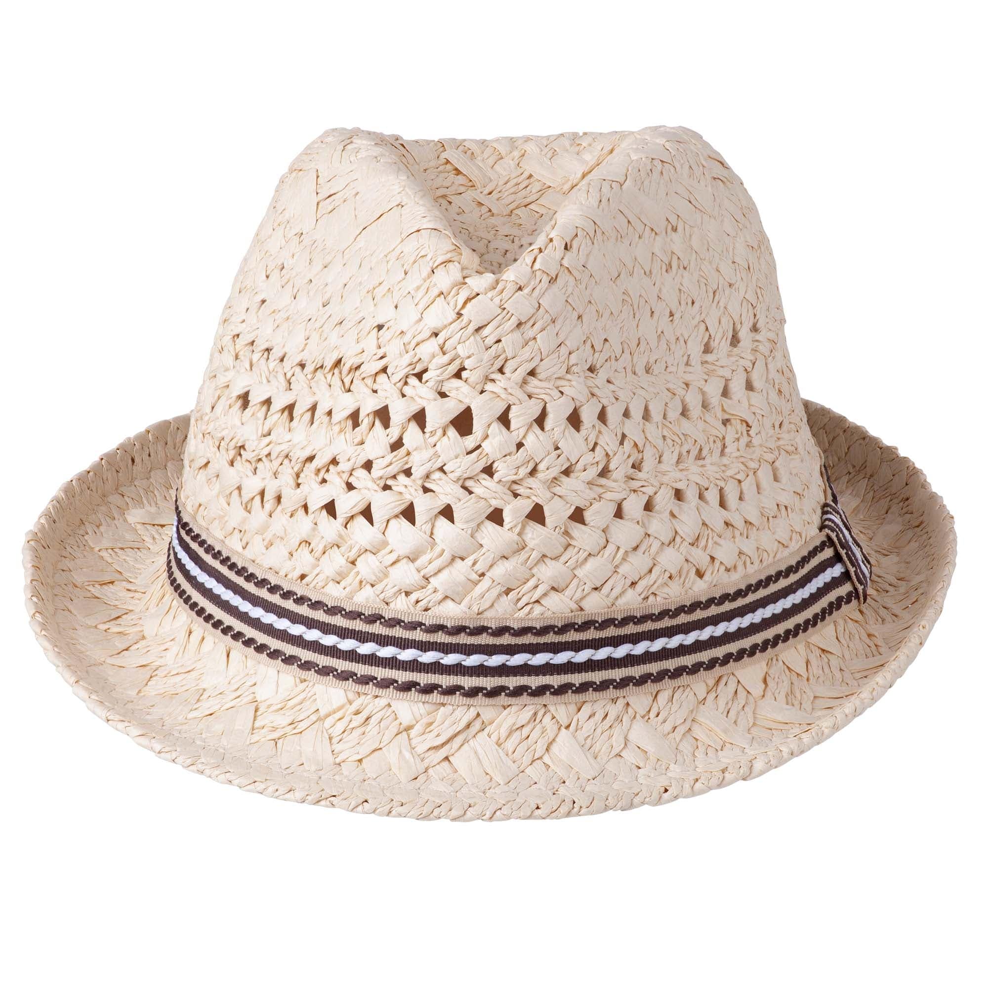Designer Kidz Accessories Hats Straw Trilby Hat
