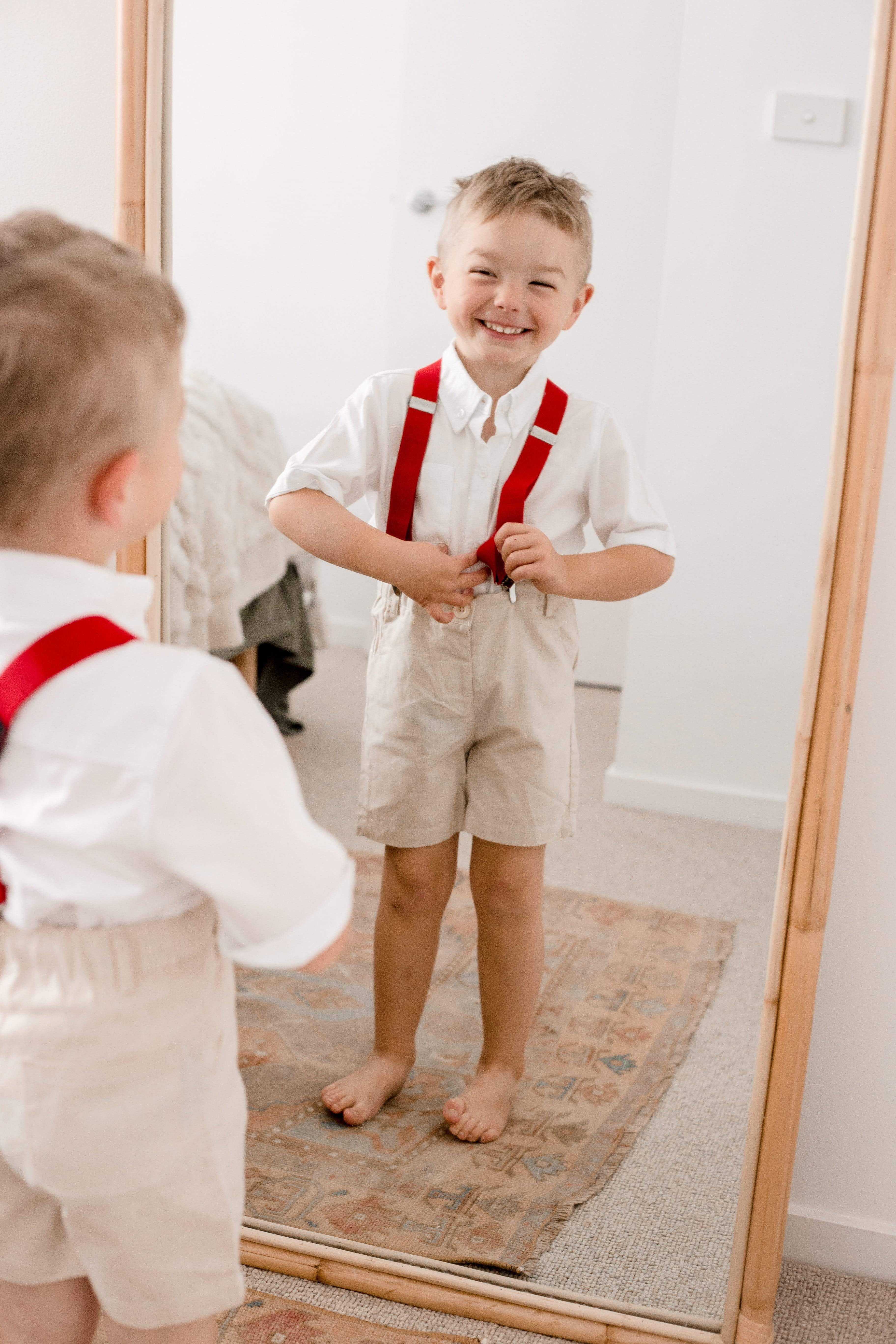 Designer Kidz Boys Accessory Bradley Boys Suspenders