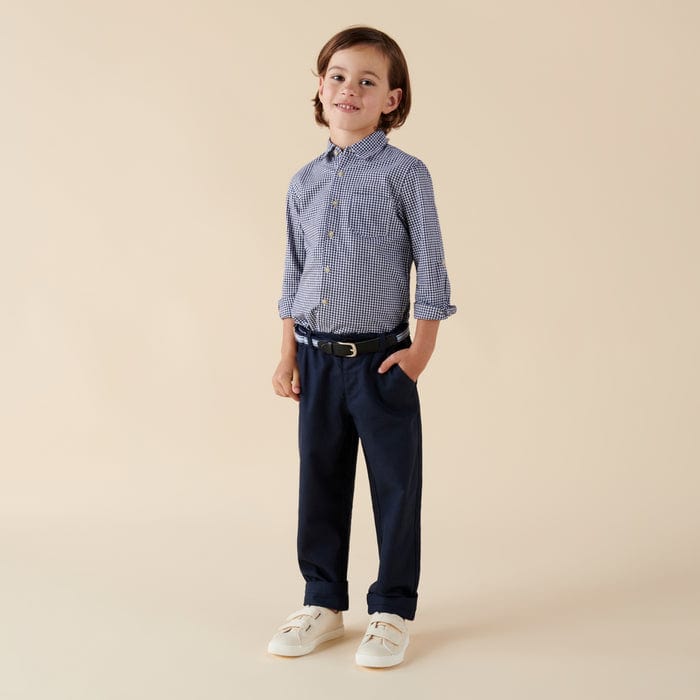 Designer Kidz Boys Pants Finley Linen Pants