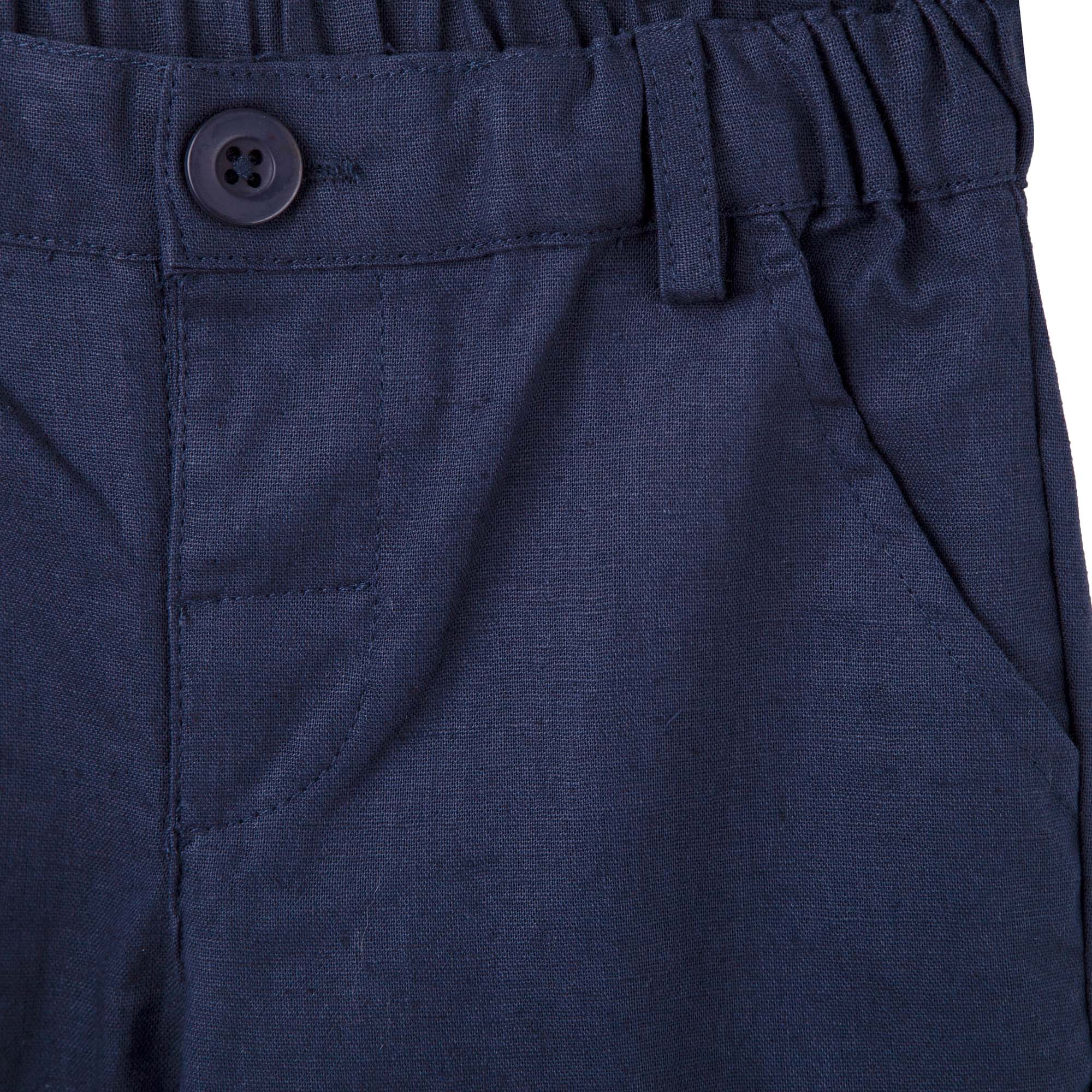Designer Kidz Boys Tops Finley Linen Pants