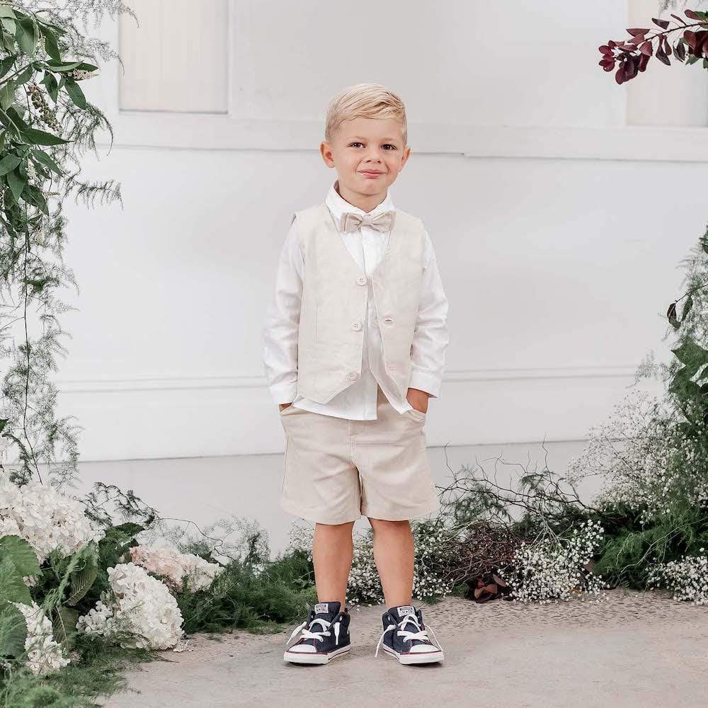 Designer Kidz Boys Tops Jackson Long Sleeve Formal Shirt