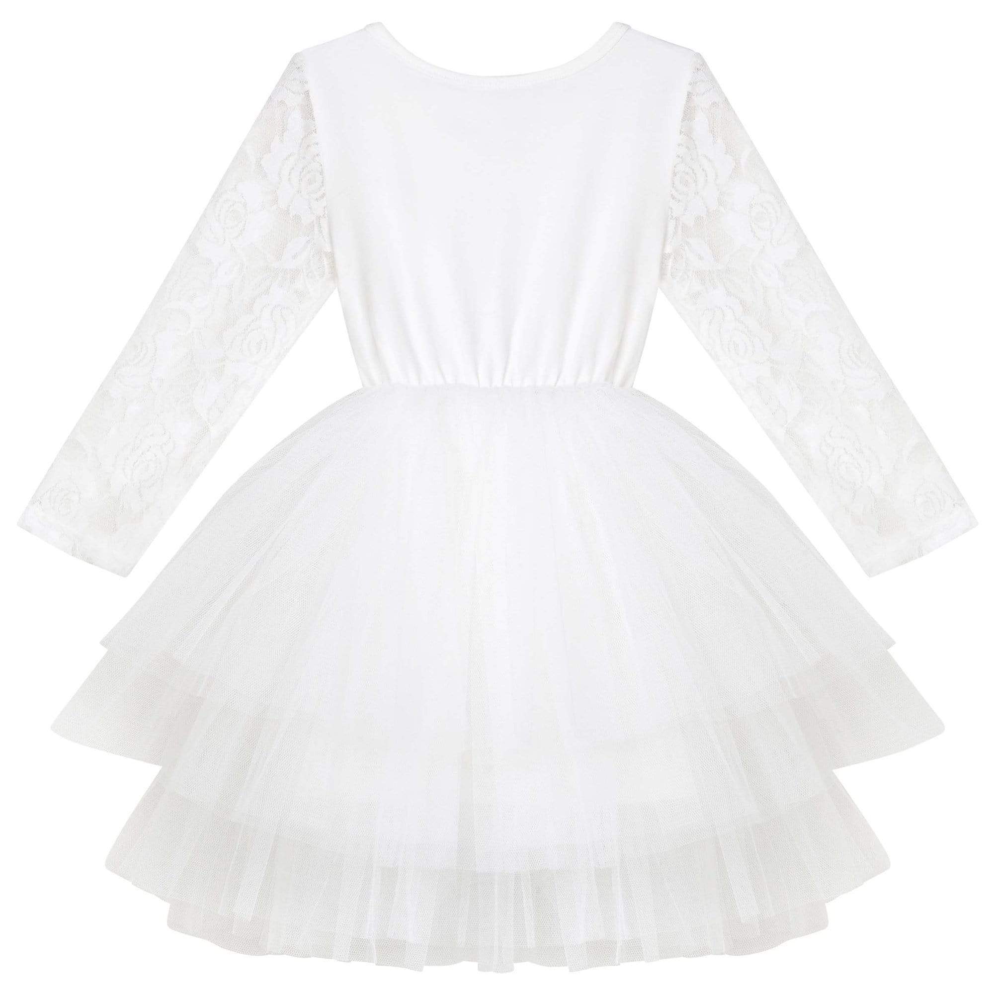 Designer Kidz Girls Dress My First Lace Tutu L/S