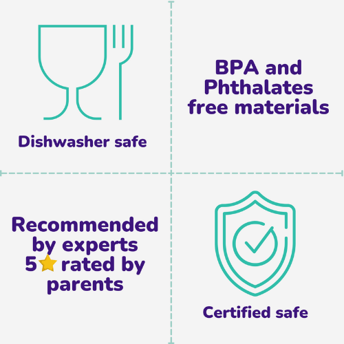 Doddl Baby Feeding Doddl 3 Piece Cutlery Set