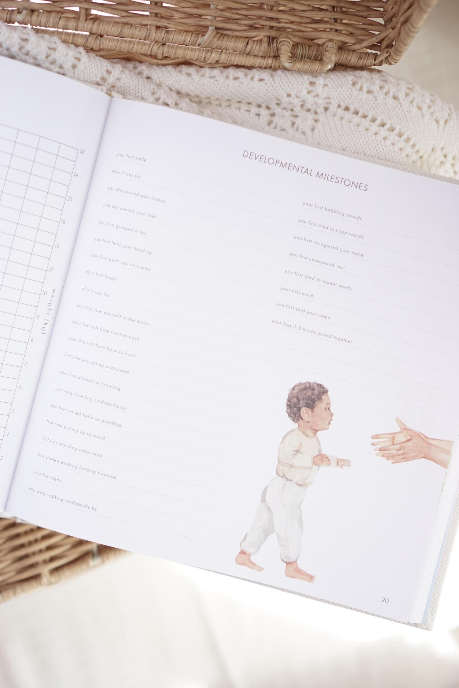 Forget Me Not Childrens Books Baby Record Book - Your First Years