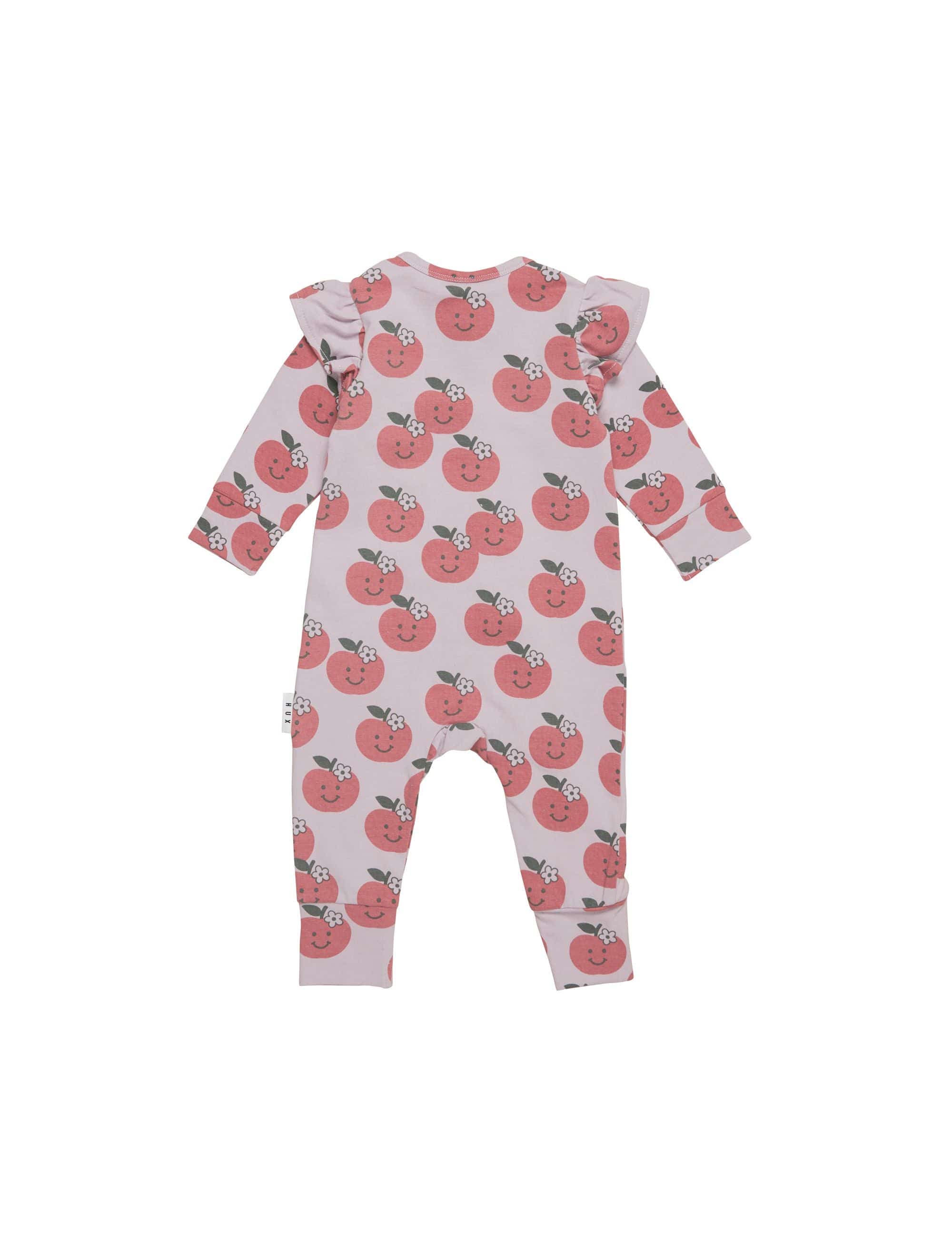 Apple Zip Romper - Parnell Baby Boutique