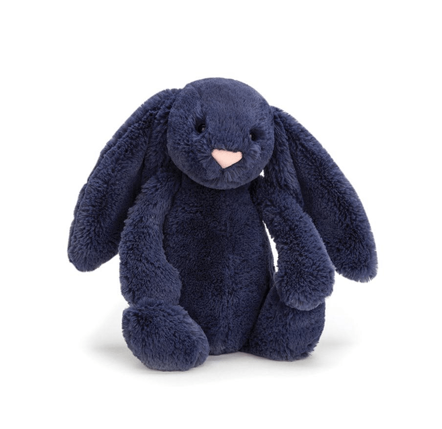 Jellycat Toys Soft Navy / M Jellycat Bashful Bunny - Medium
