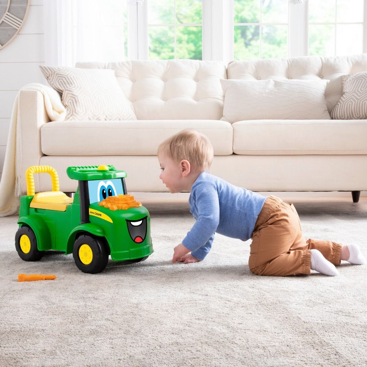 John Deere Toys Johnny Tractor Foot To Floor Ride On