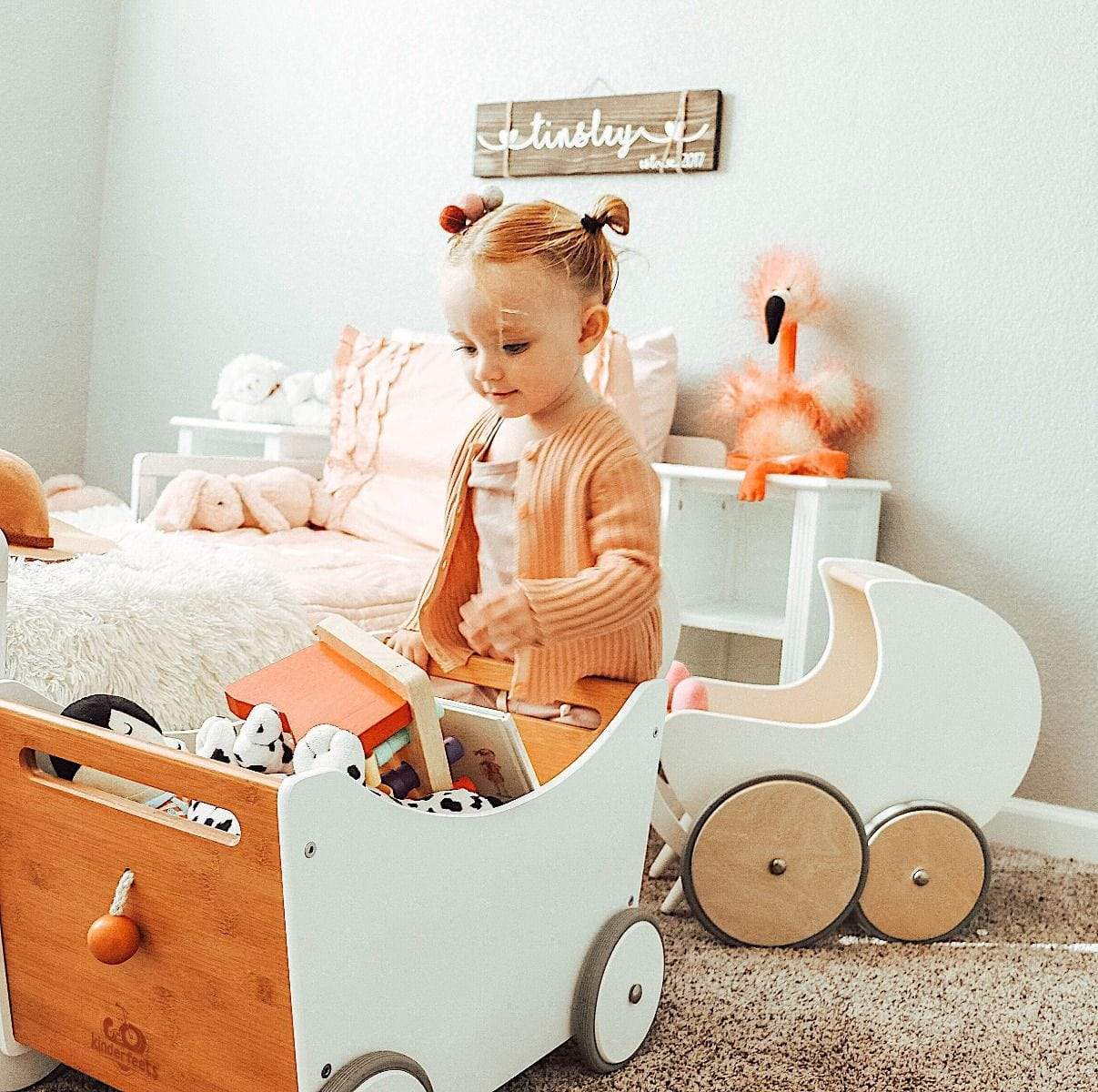 Kinderfeets Toys Kinderfeet Toy Box - White