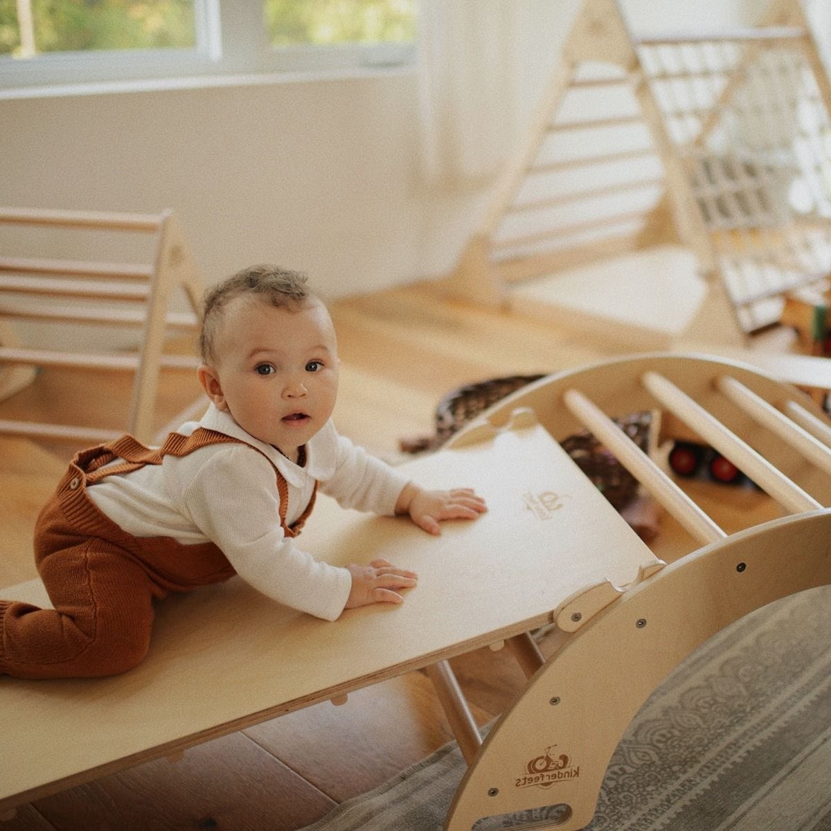 Kinderfeets Toys Kinderfeets Pikler Ramp and Slide