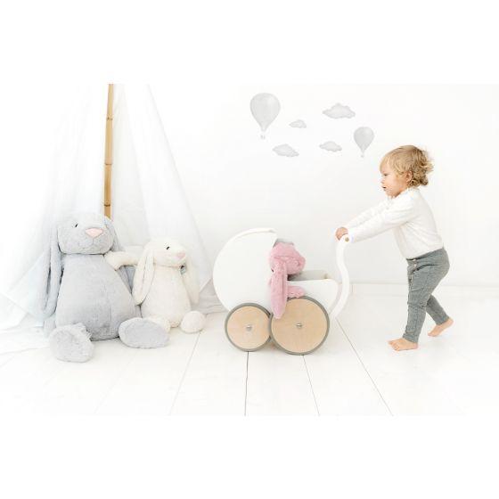 Kinderfeets Toys Kinderfeets Pram - White