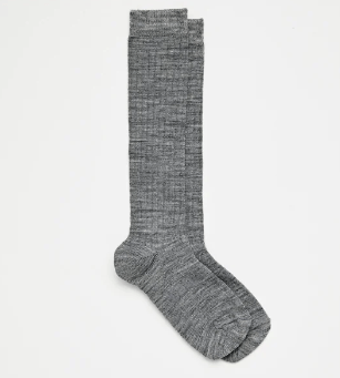 Lamington Accessory Socks 6-8Y Lamington Merino Wool Knee High Socks - Grey