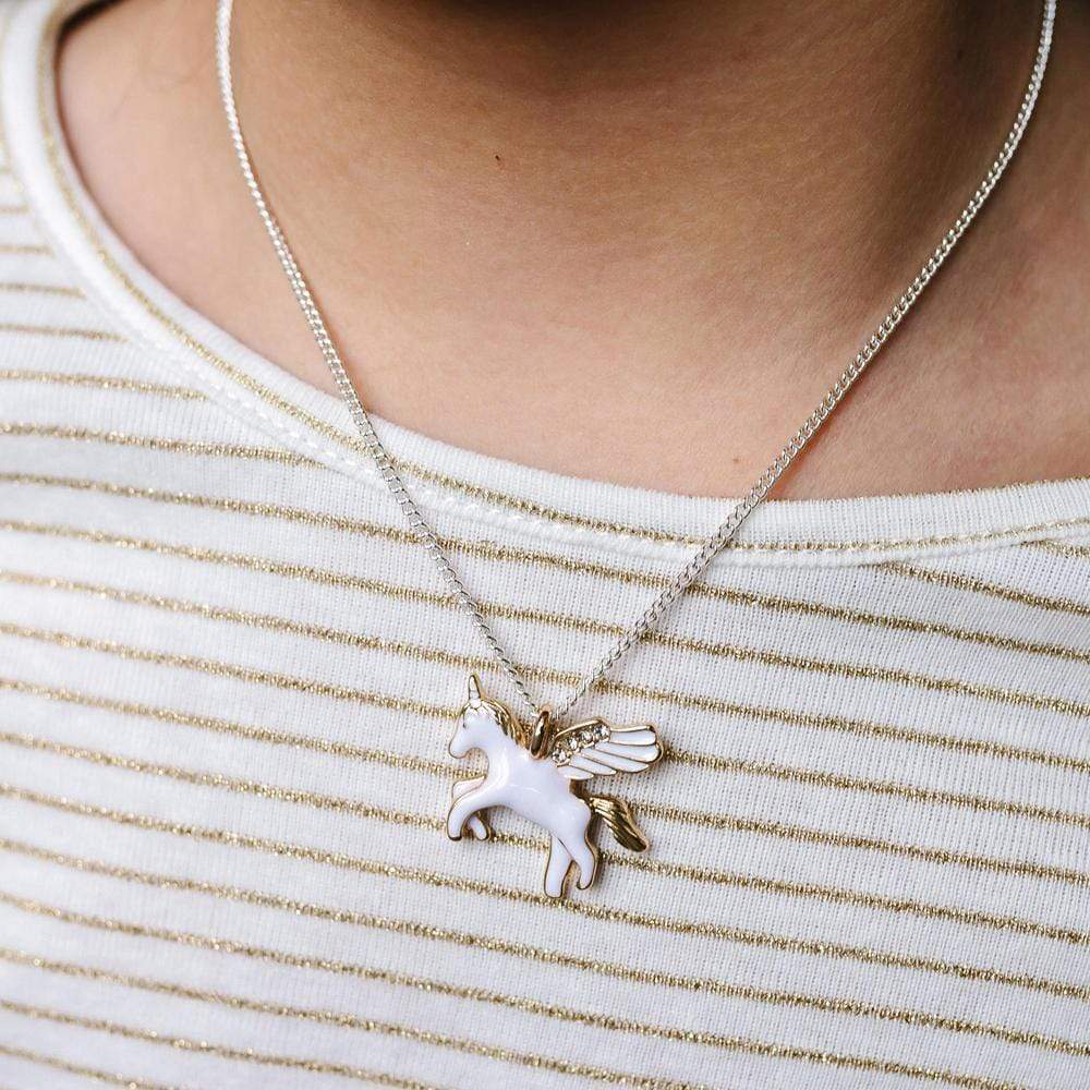 Lauren Hinkley Girls Accessory Gold Unicorn Necklace