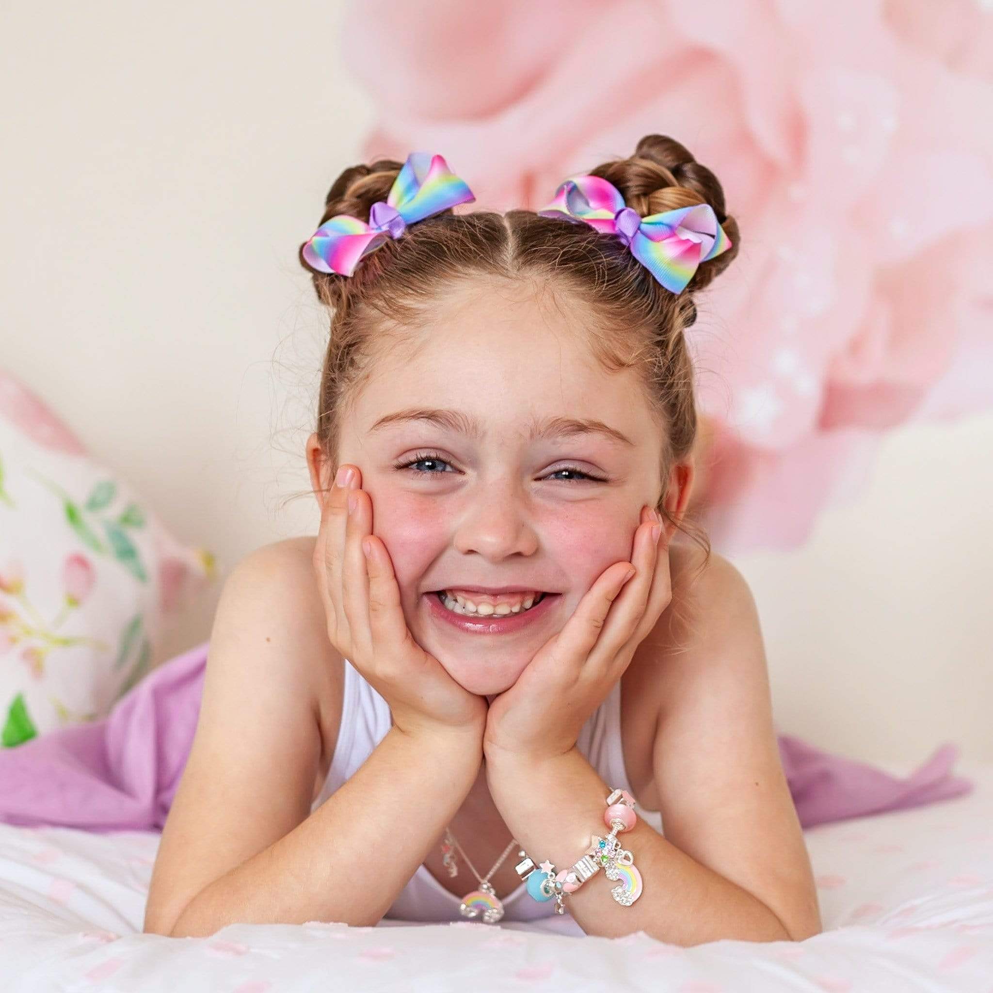 Lauren Hinkley Girls Accessory Rainbow Necklace