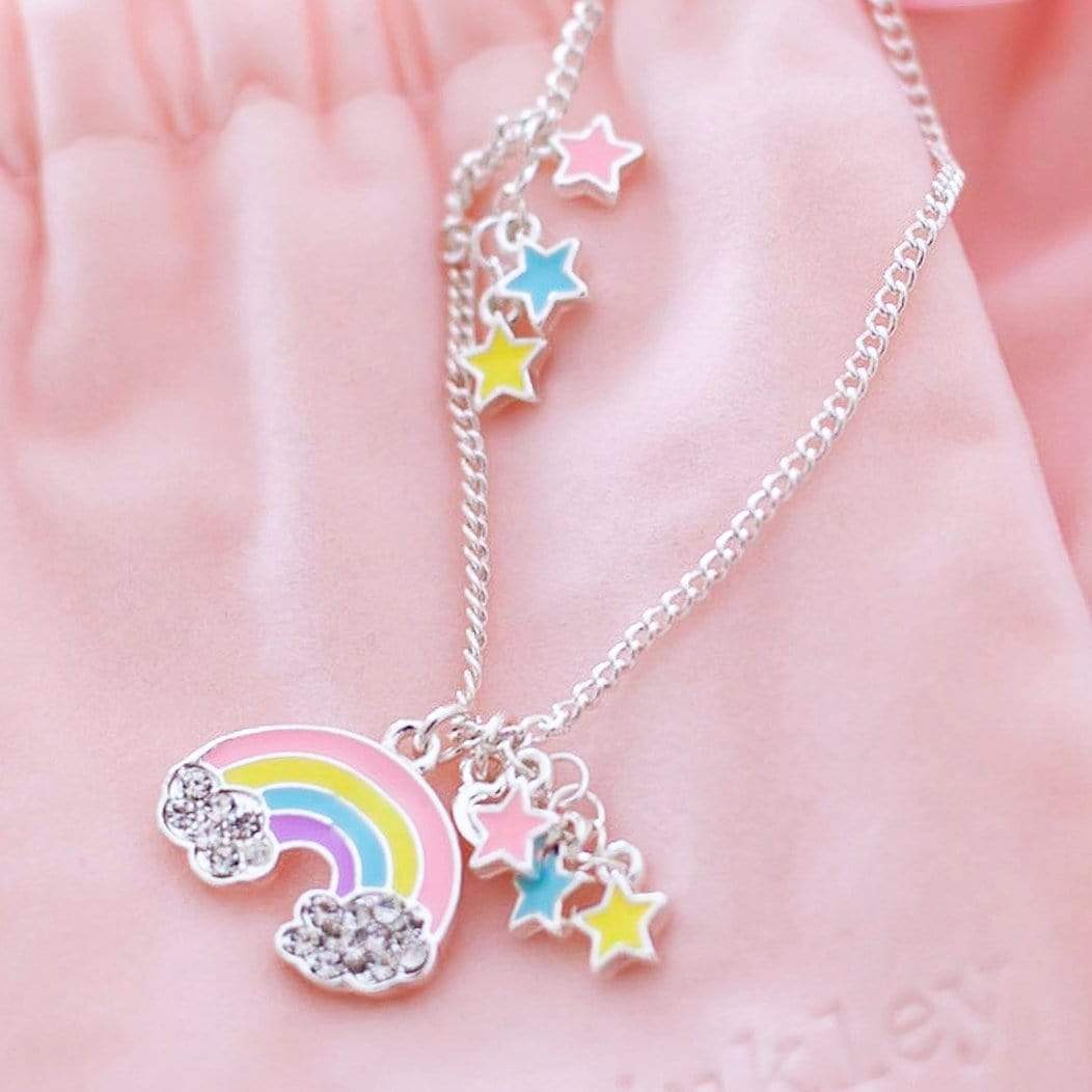 Girls 2025 rainbow necklace