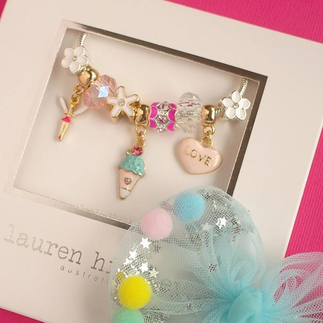 Lauren Hinkley Girls Accessory Sugar Plum Fairy Charm Bracelet