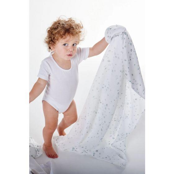 Little Bamboo Muslin Wrap 3Pk in Whisper - Parnell Baby Boutique
