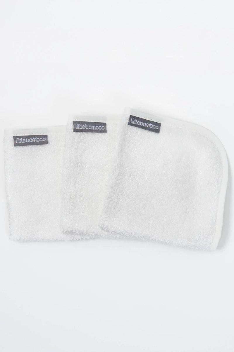 Little Bamboo Bath Little Bamboo Towelling Washer 3Pk