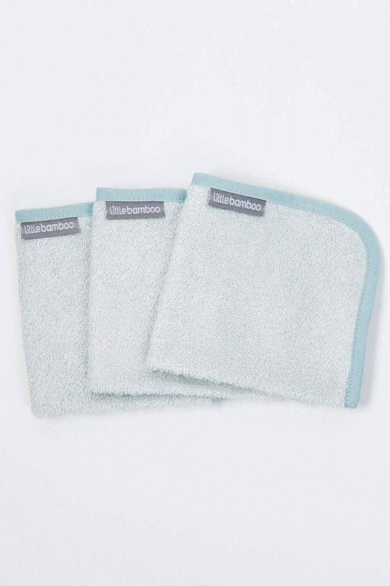 Little Bamboo Bath Little Bamboo Towelling Washers - Whisper
