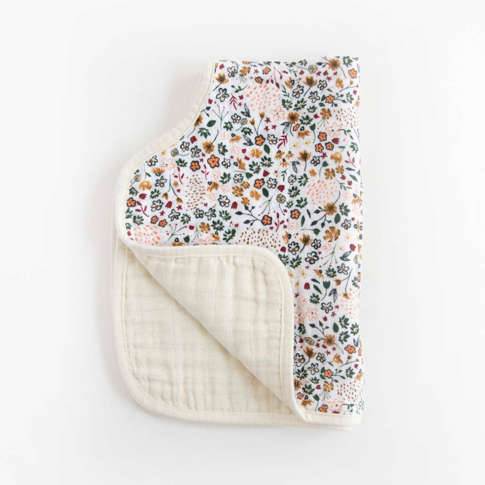 Little Unicorn Accessory Feeding Pressed Petals Little Unicorn Muslin Burp Cloth