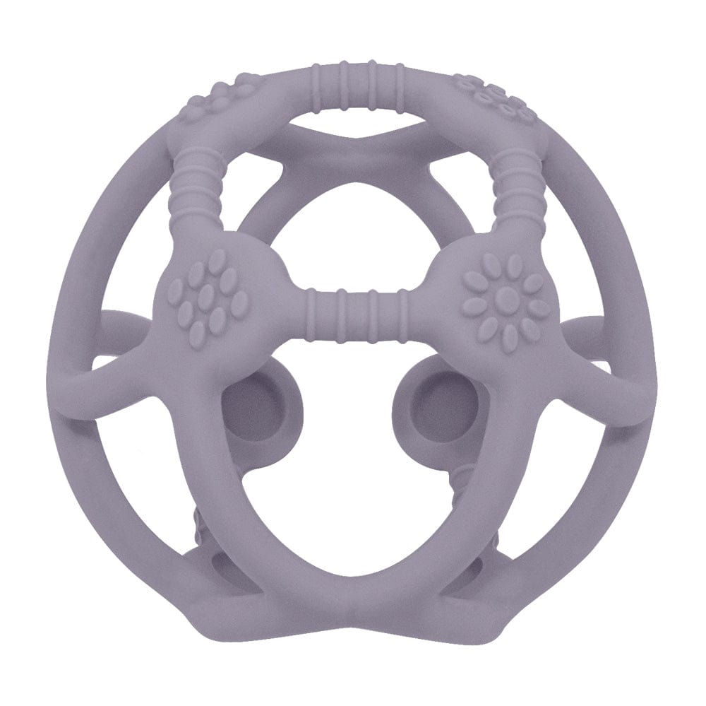 Living Textiles Toys Lilac Silicone Teething Ball