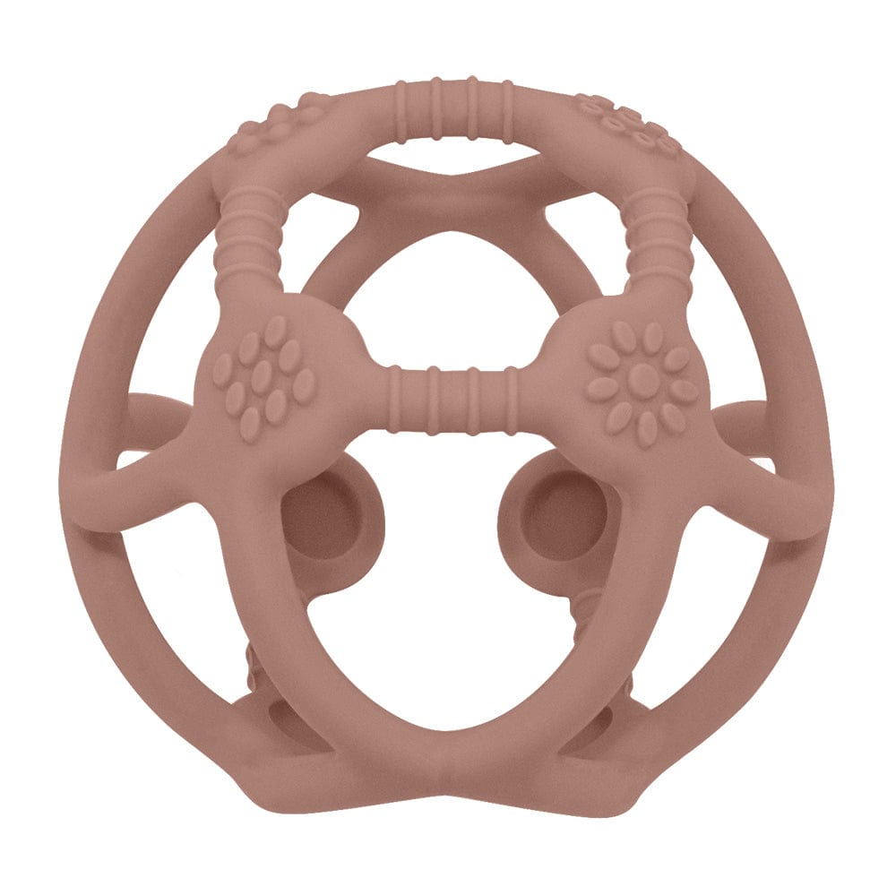 Living Textiles Toys Rose Silicone Teething Ball