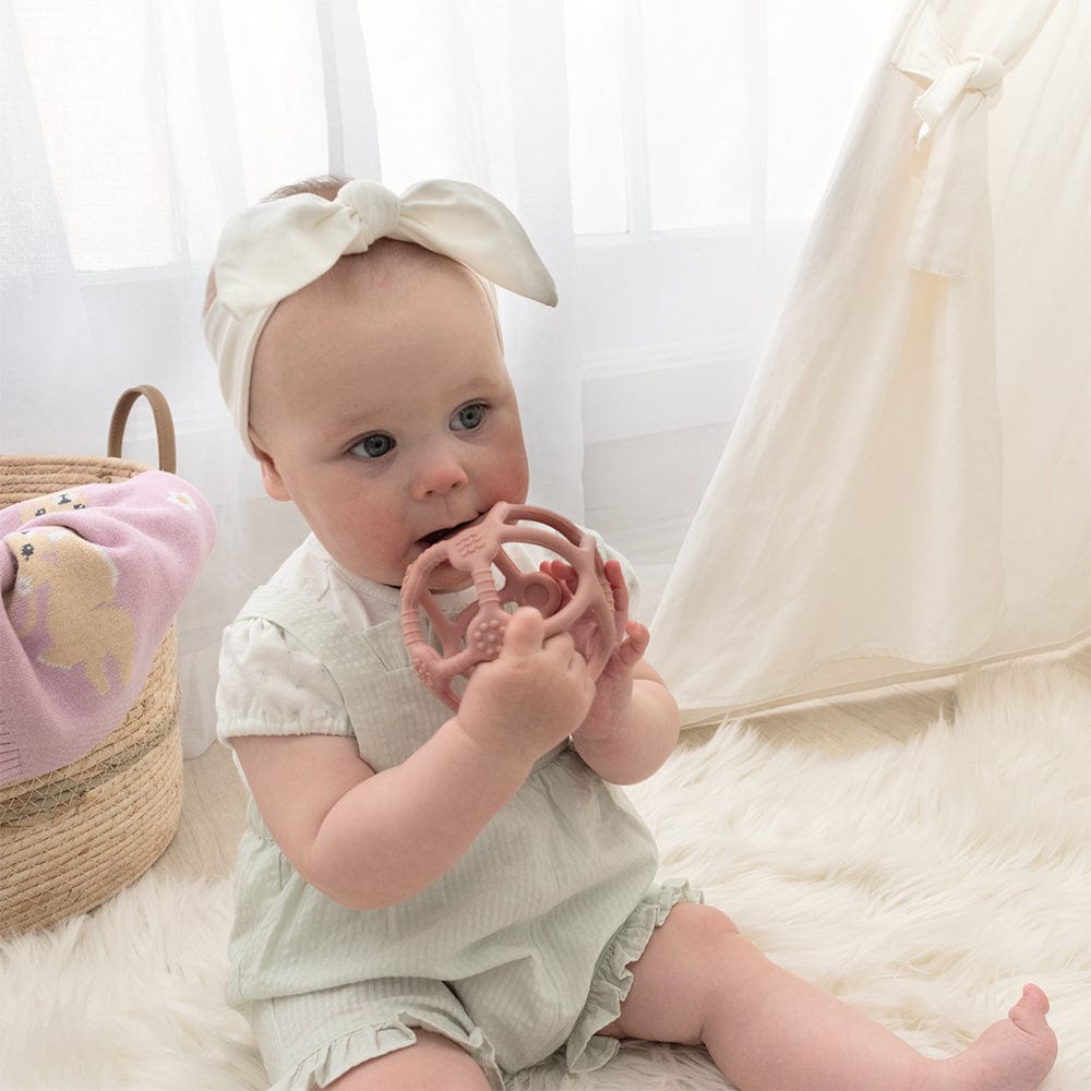 Living Textiles Toys Silicone Teething Ball