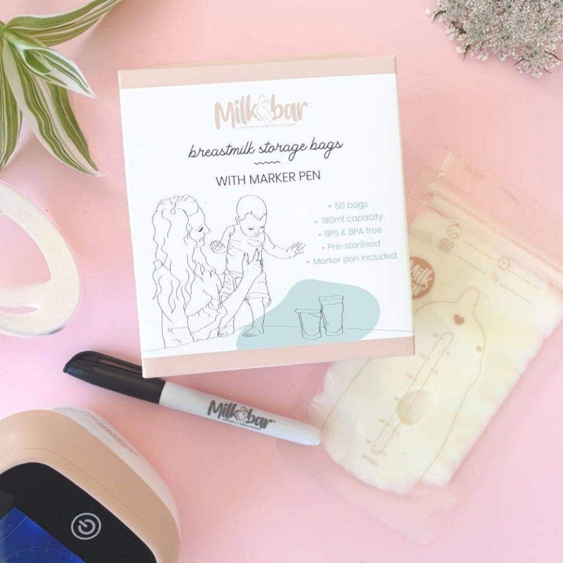 Milkbar New Zealand Baby Feeding Milkbar Breast Milk Storage Bags