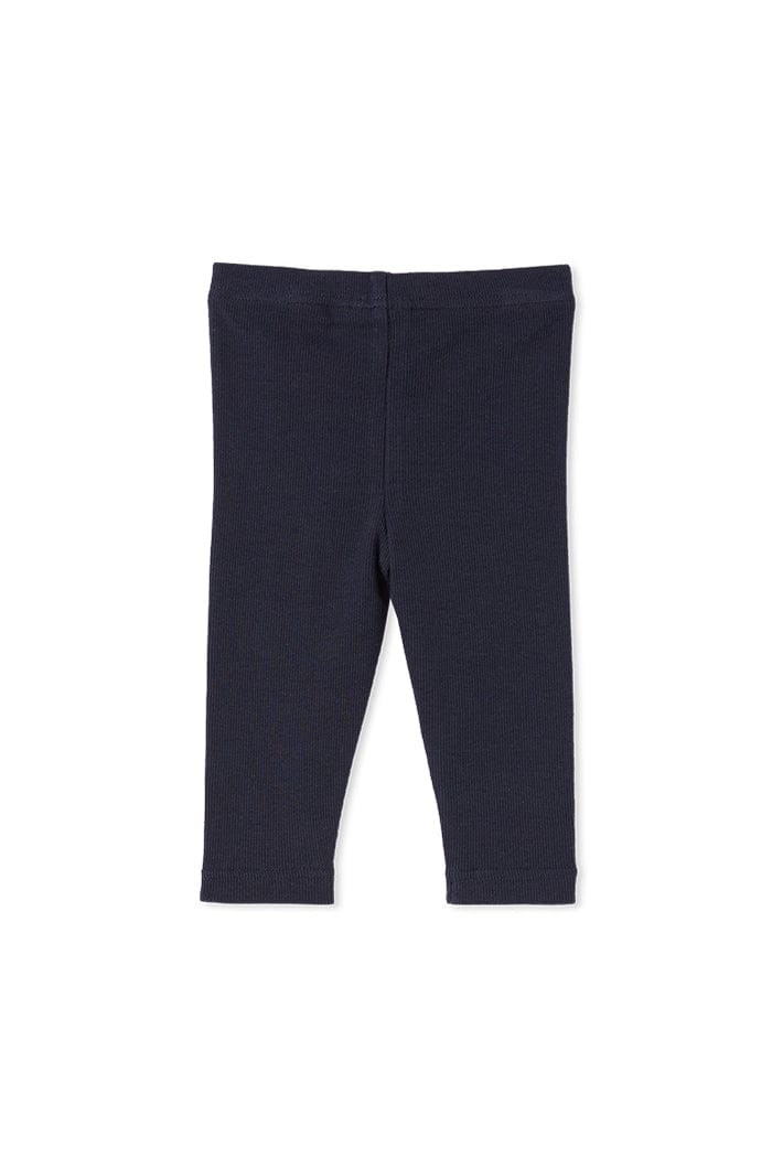 Milky Boys Onesie Essential Navy Rib Pant