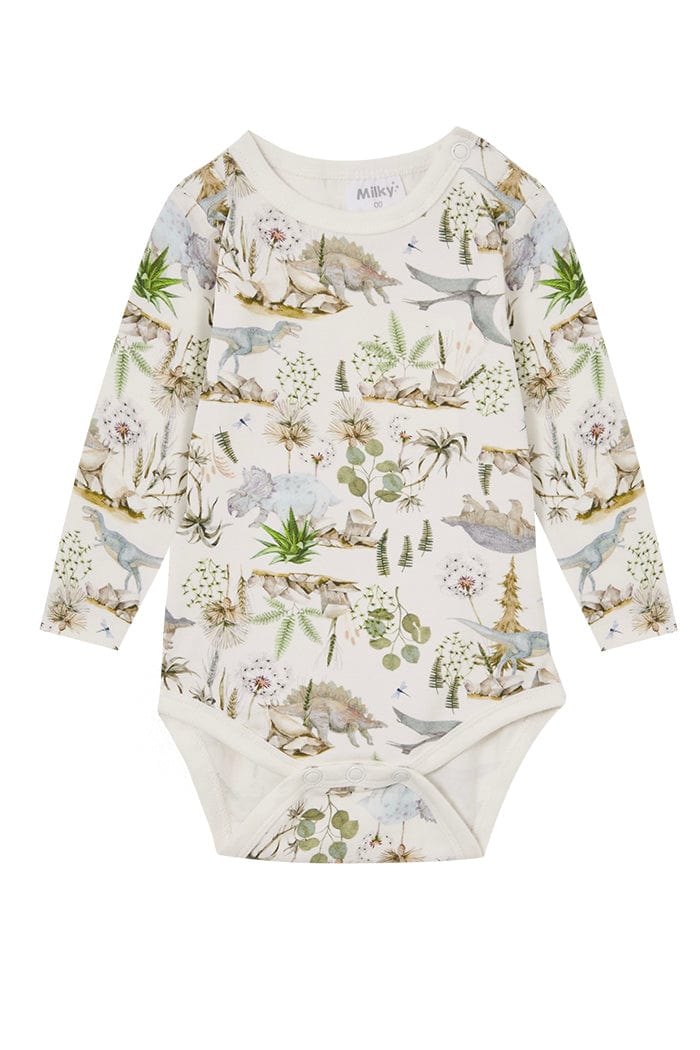 Milky Boys Onesie T-Rex Bubbysuit
