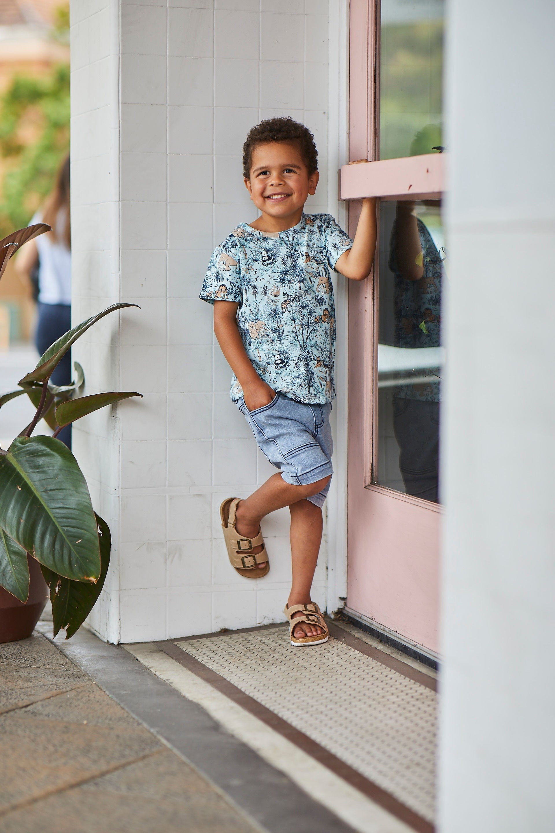 Milky Boys Pants Knit Denim Short