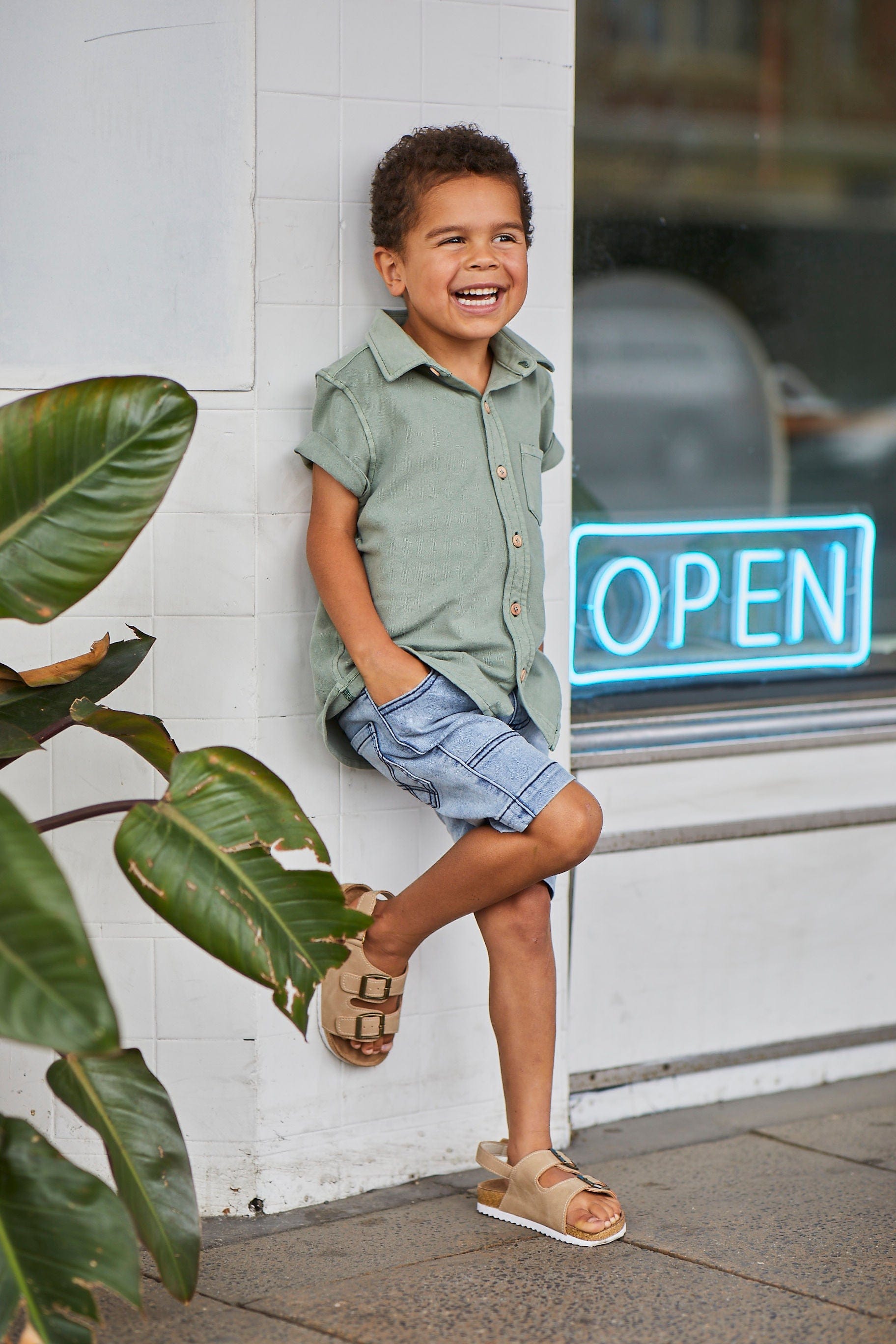 Milky Boys Pants Knit Denim Short