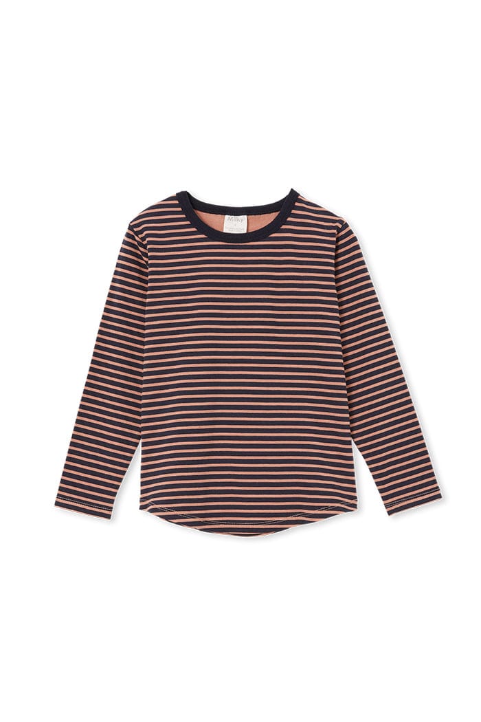 Milky Boys Tops Navy Stripe Tee