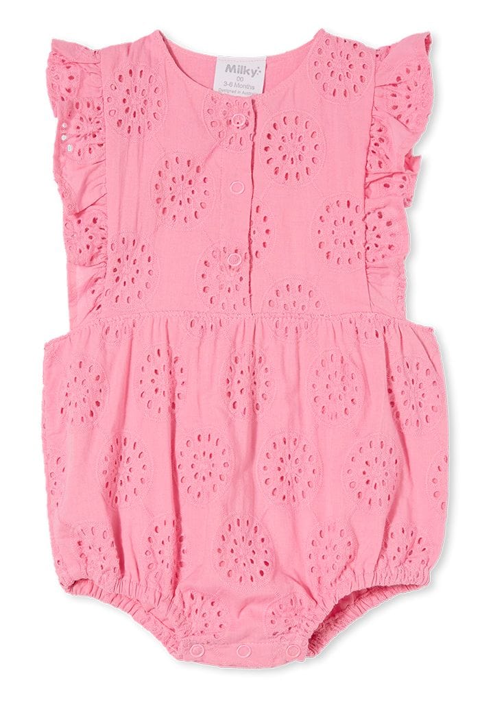 Milky Girls All In One Broderie Playsuit