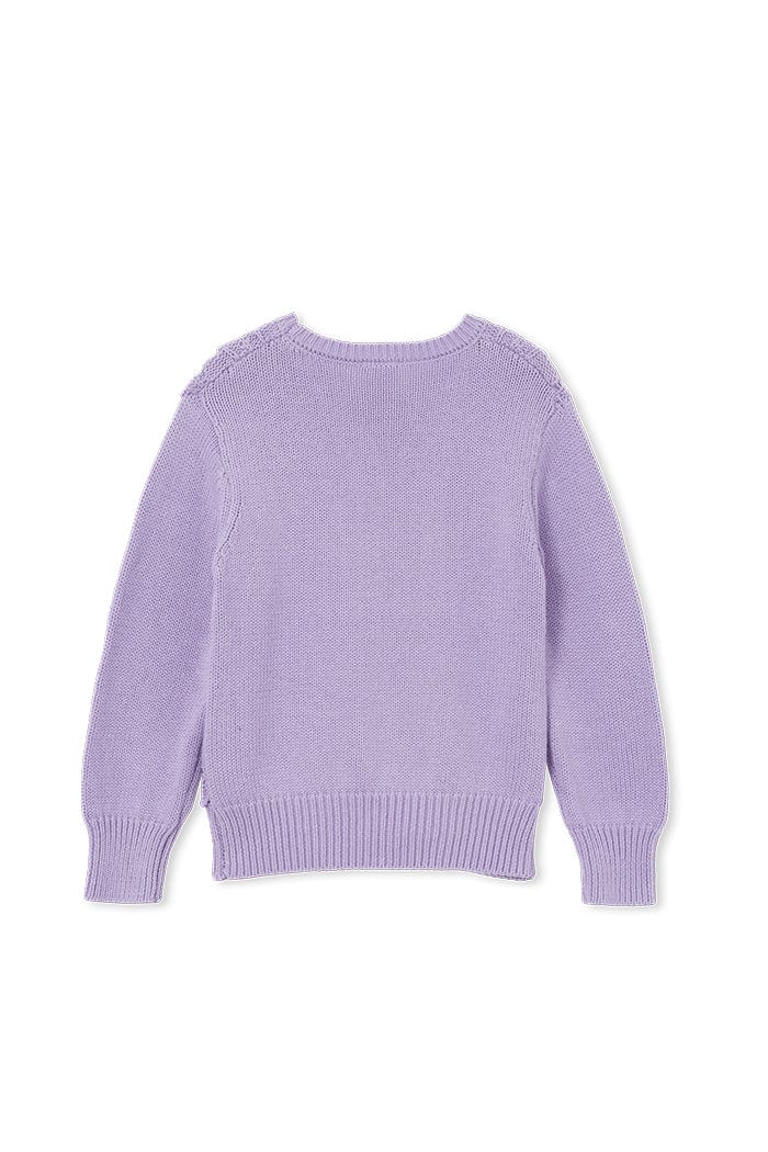 Milky Girls Jumper Lilac Knit Jumper