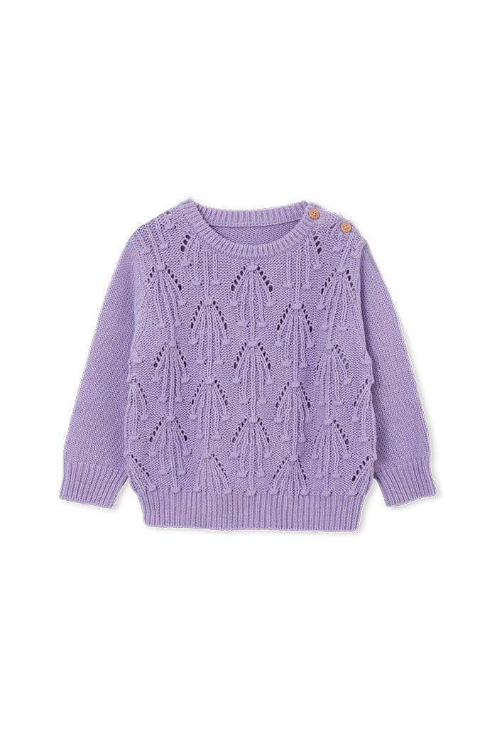 Milky Girls Jumper Lilac Knit Jumper