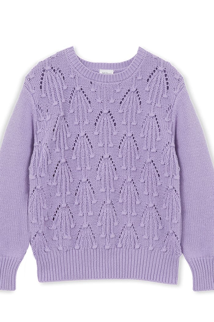 Milky Girls Jumper Lilac Knit Jumper