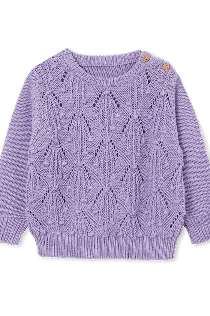 Milky Girls Jumper Lilac Knit Jumper