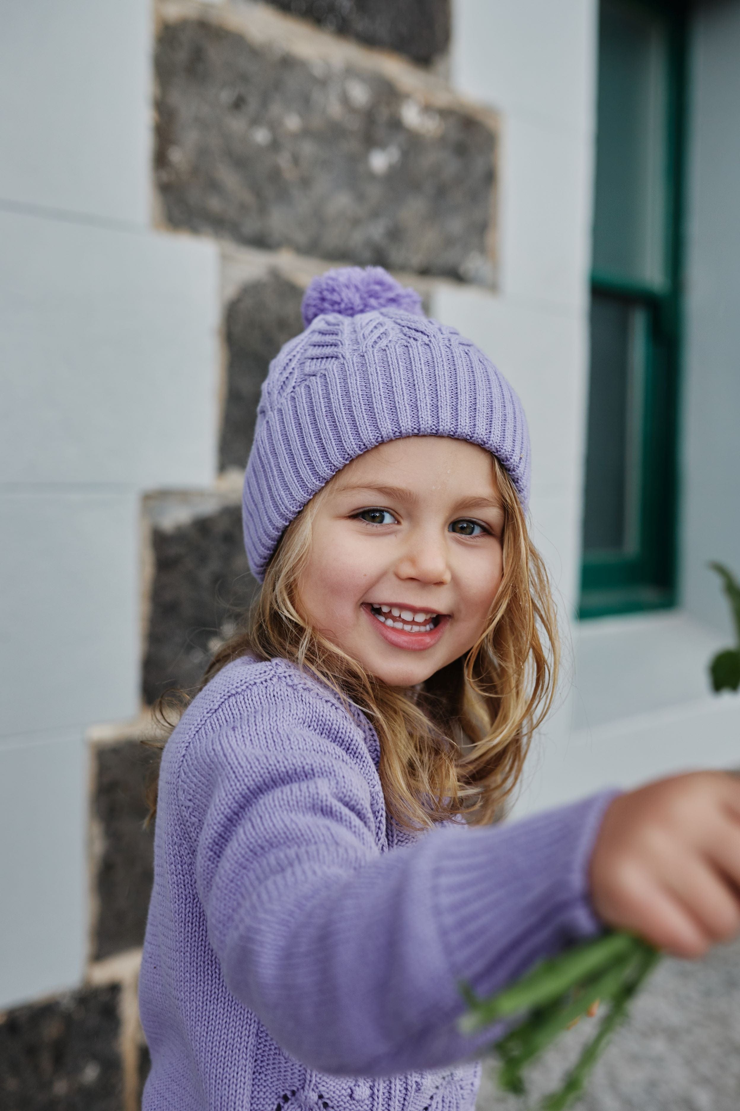 Milky Girls Jumper Lilac Knit Jumper