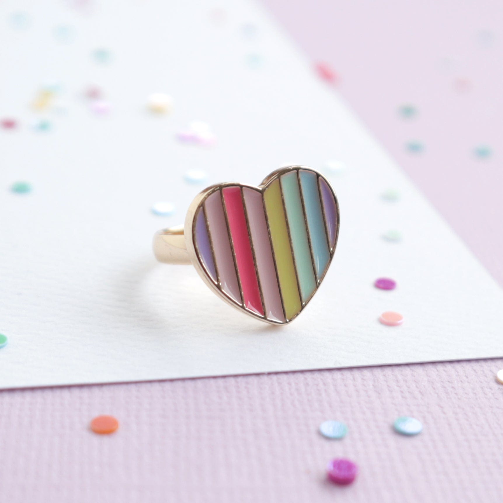 Mon Coco Girls Accessory Candy Heart Ring