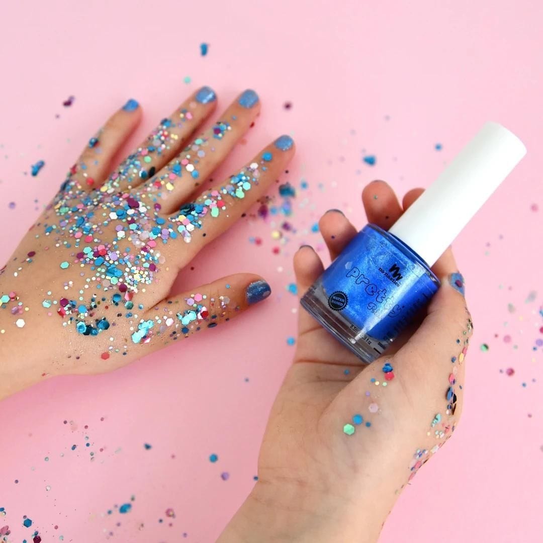No Nasties Girls Accessory Mermaid Blue Pretty Polish Water-Based Nail Polish