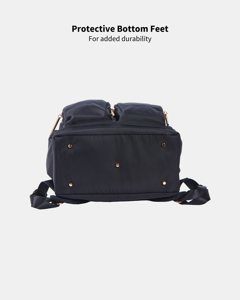 OiOi Baby Care Nylon Nappy Backpack - Black