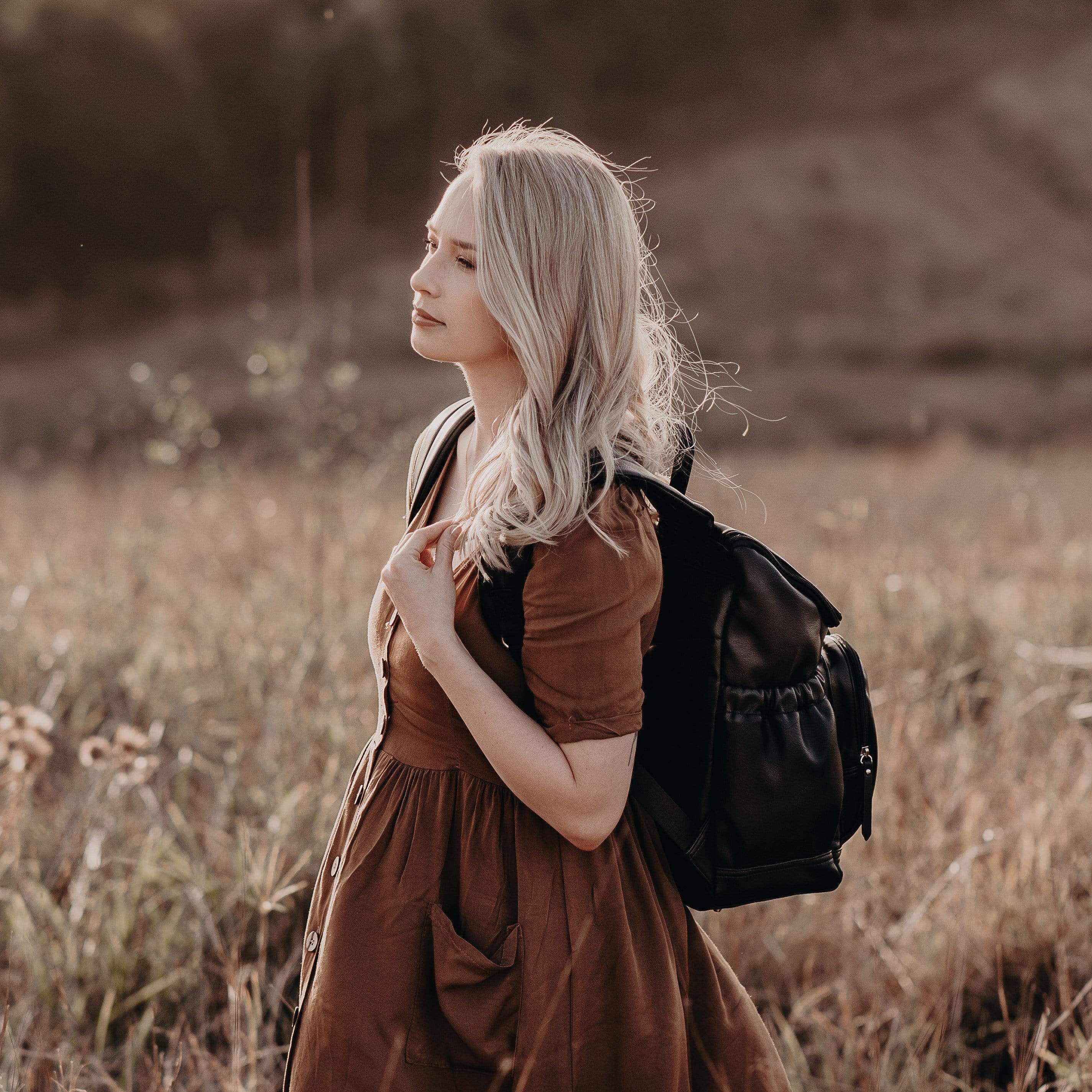 OiOi Faux Leather Nappy Backpack - Parnell Baby Boutique