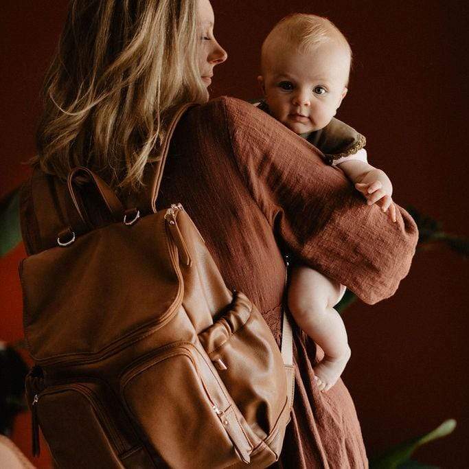 OiOi Faux Leather Nappy Backpack - Parnell Baby Boutique