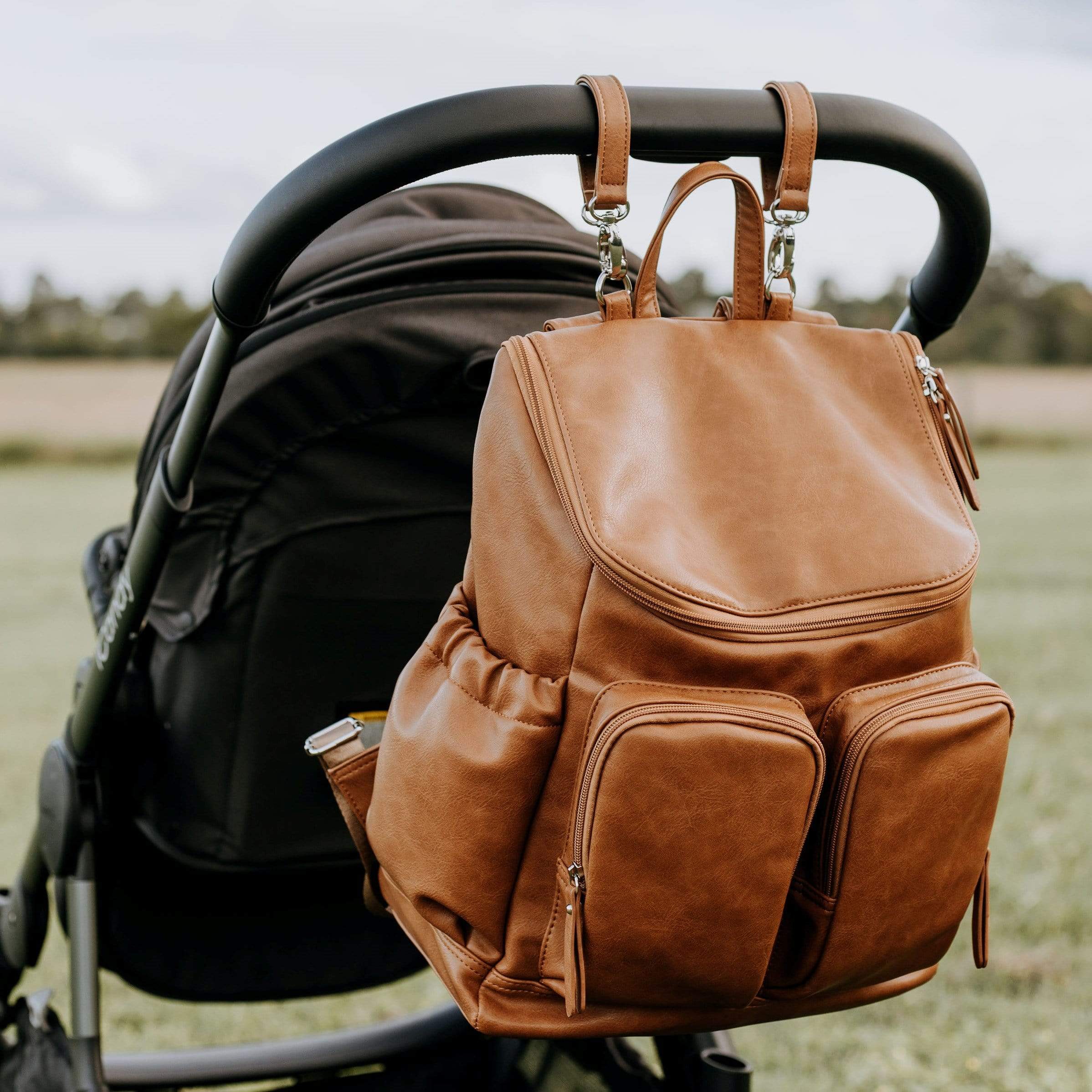 OiOi Faux Leather Nappy Backpack - Parnell Baby Boutique