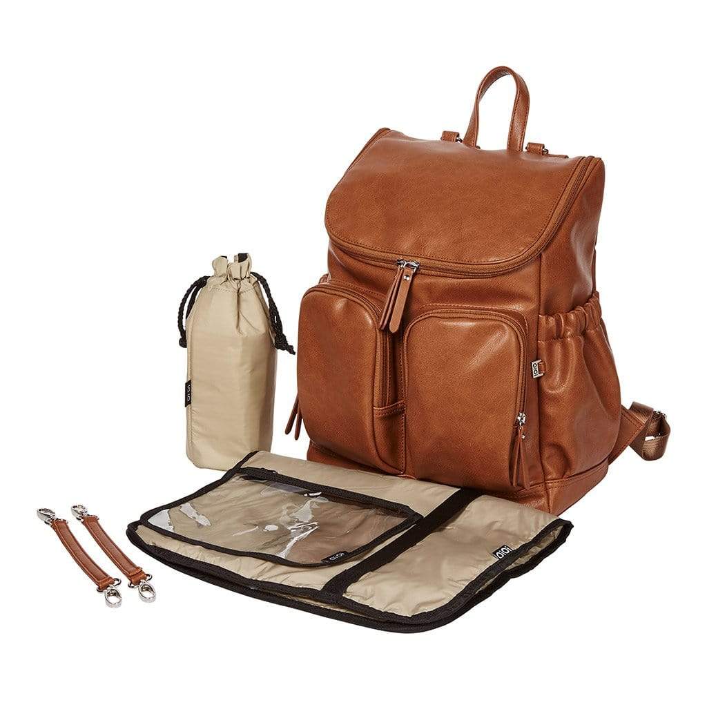 OiOi Faux Leather Nappy Backpack - Parnell Baby Boutique